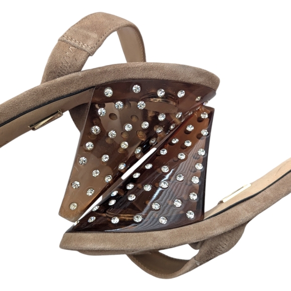 Tamara Mellon Studded Heel Sandals - Picture 4 of 8